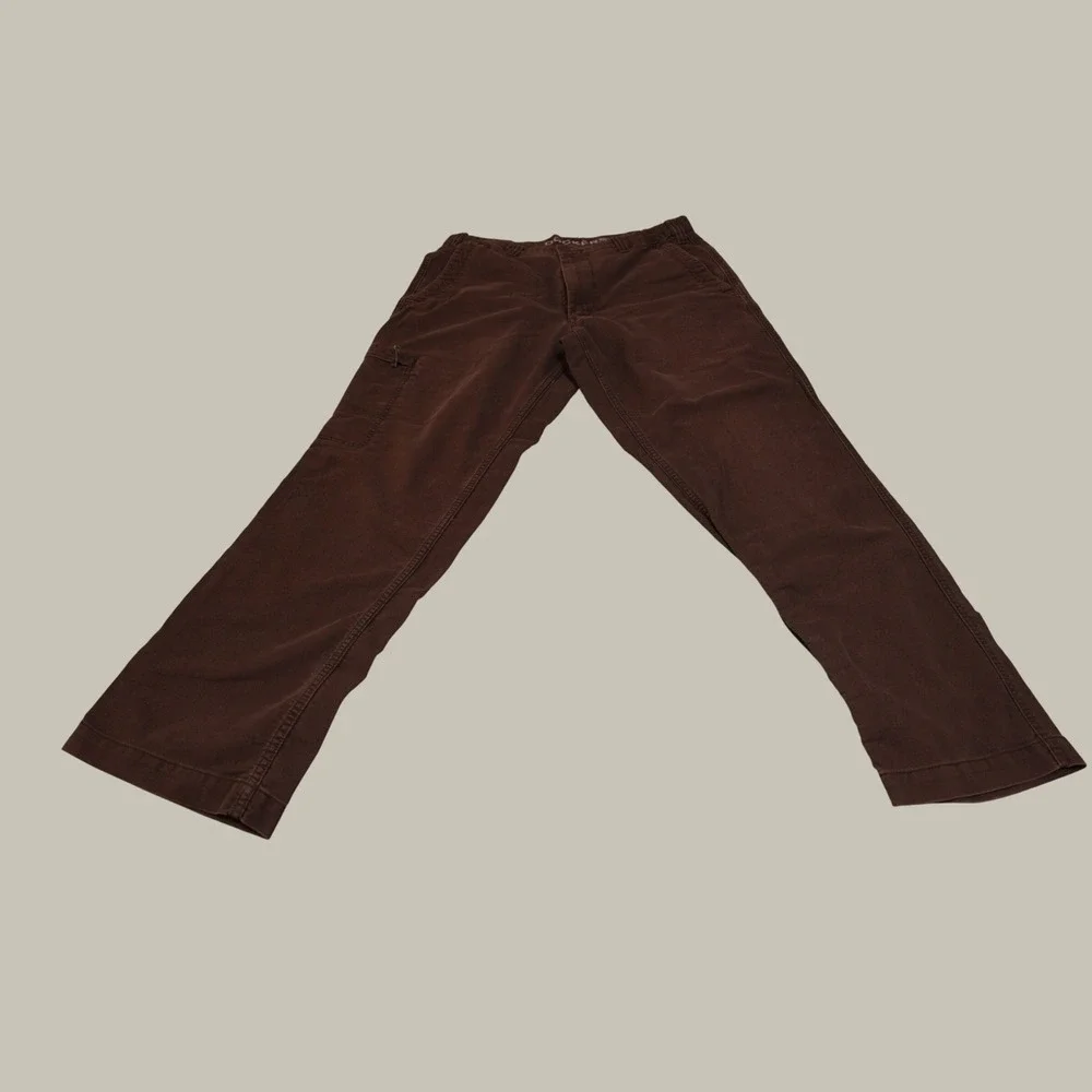 Dockers D3 Classic Fit Mens 34x32 Brown Cotton Cargo Pants Straight Leg Chinos